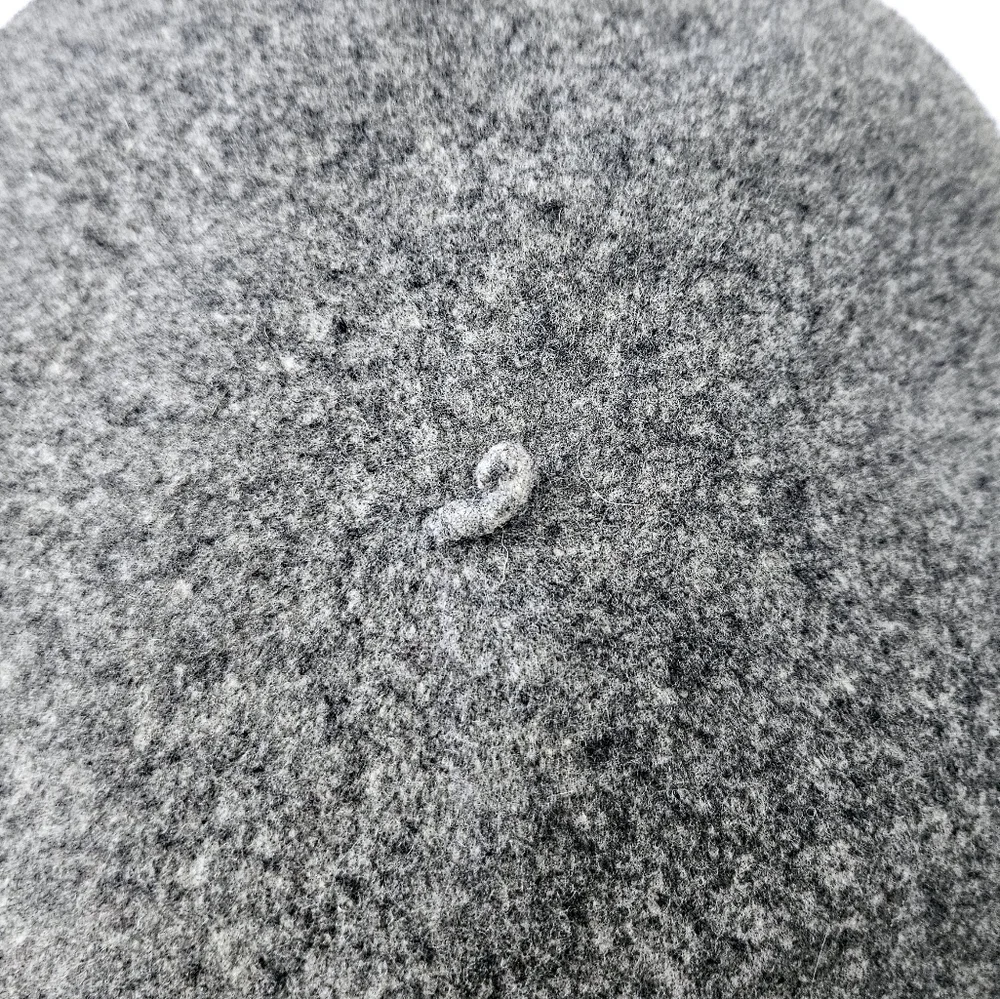 Importina Classic Wool Beret Gray Made in England Vintage - Picture 6 of 8